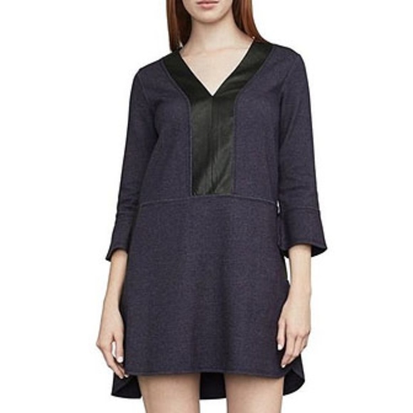 BCBGMAXAZRIA Shirlee V-Neck Placket Dress - Picture 1 of 2